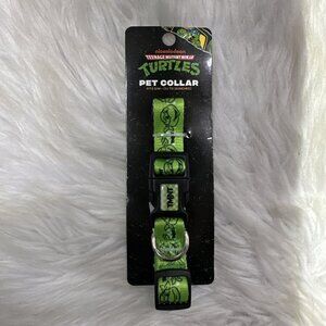 TMNT  Teenage Mutant Ninja Turtles All Over Graphics Pet Collar S/M 11"-19"